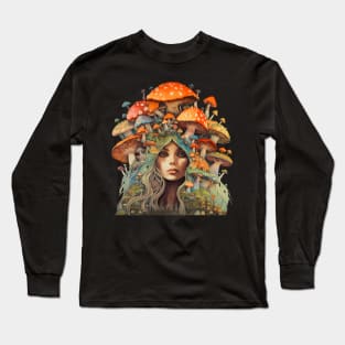 Mother of toadstools - Mother Earth Long Sleeve T-Shirt